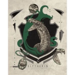 Harry Potter Art Print : Slytherin Crest