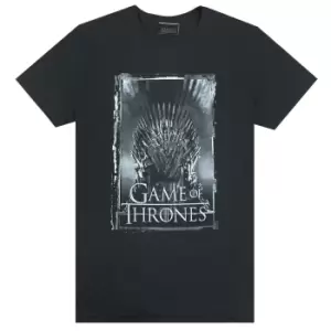 Game of Thrones Mens Iron Throne T-Shirt (XL) (Black)