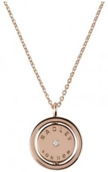 Radley Love Radley Rose Gold Plated Logo Spin Jewellery