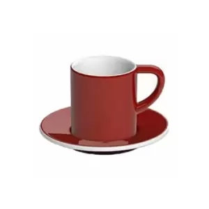 Espresso cup with a saucer Loveramics Bond Red, 80 ml