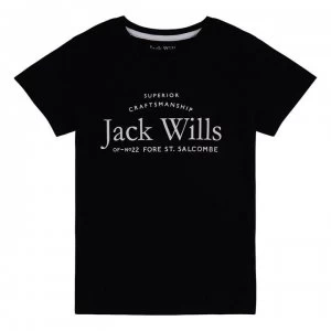 Jack Wills Forstal T-Shirt - Black