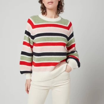 Barbour Womens Collywell Knitted Jumper - Multi - UK 12