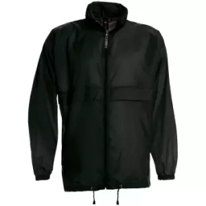 B&C Sirocco Mens Lightweight Jacket / Mens Outer Jackets (M) (Black)