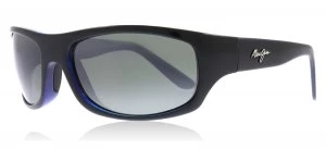 Maui Jim Surf Rider Sunglasses Black / Blue 261 Polariserade 65mm