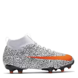 Nike Mercurial Superfly Academy DF Junior FG Football Boots - Silver