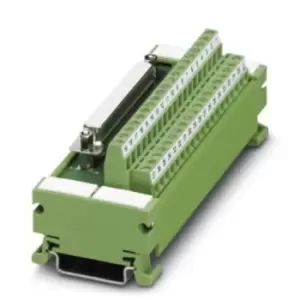 Phoenix Contact, 37 Pole D-sub Connector, Female Interface Module, DIN Rail Mount