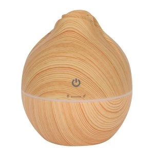 Tulip Round Wood Grain USB Powered Aroma Diffuser 150ml