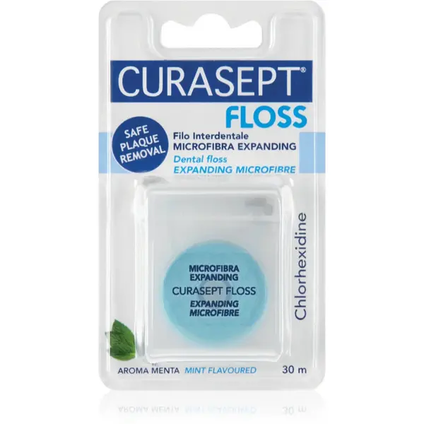 Curasept Floss Expanding Microfibre Mint Flavour Dental Floss 30m