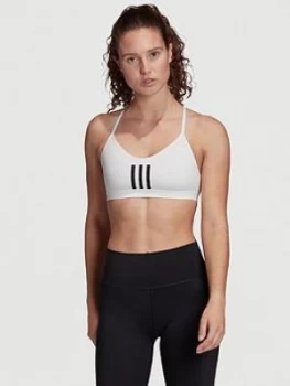 Adidas All Me 3 Stripe Mesh Bra