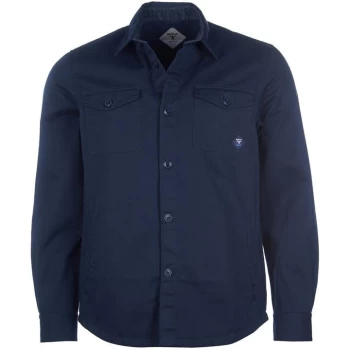 Barbour Beacon Twill Overshirt - Navy NY91