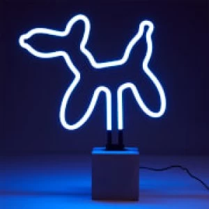 Exclusive Balloon Dog Neon Light - Concrete Base