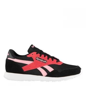 Reebok Ultra Retro Suede Trainers Ladies - Black/Pink