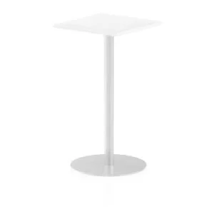 Italia Poseur Table Square 600600 Top 1145 High White