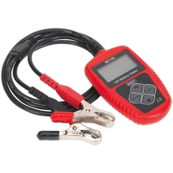 Sealey MC105 Motorcycle Digital Battery Tester 12v