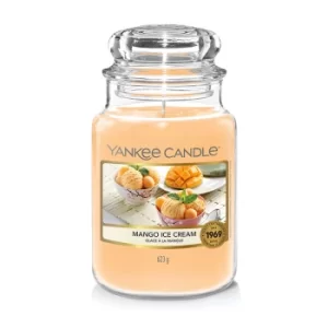 Yankee Candle Mango Ice cream Large Jar 623g