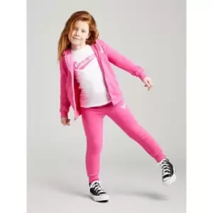 Converse Nova Zip Tracksuit Set Baby Girls - Pink