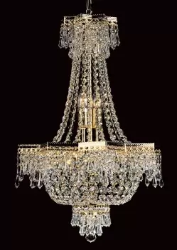 Star Empire Strass Gold 5 Light Chandelier