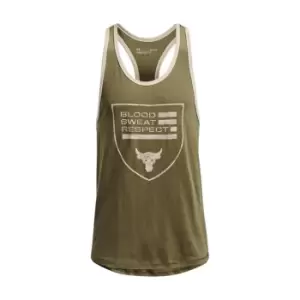 Under Armour Project Rock BSR Tank Top Mens - Green