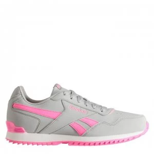 Reebok Glide Rip Clip Junior Girls Trainers - Grey/Pink