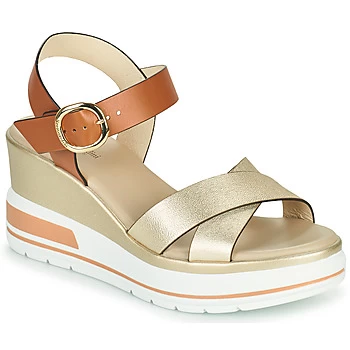 NeroGiardini TIMEO womens Sandals in Gold,5,6.5,7.5