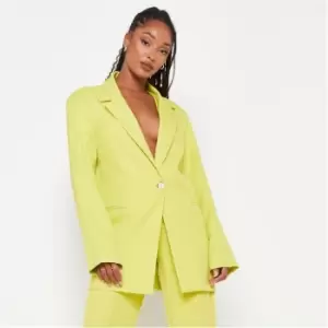 Missguided Tall Tailored Oversized Blazer - Green