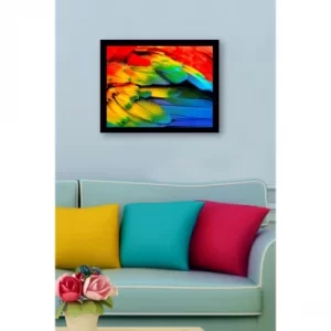 SC0884 Multicolor Decorative Framed MDF Painting