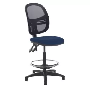 Dams MTO Jota Mesh Back Draughtsmans Chair with No Arms - Havana Black