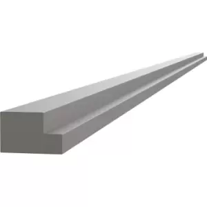 Kitchen Kit Flatpack J-Pull Multi Rail Ultra Matt 2745mm in Dust Grey Mdf