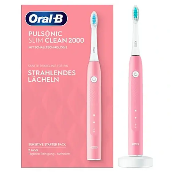 Oral-B Pulsonic Slim Clean 2000 Pink Electric Toothbrush