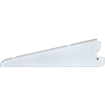 Matlock - 370MM White Bracket (Single) Twin Slot Shelving