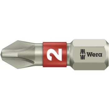 Philips bit PH 2 Wera 38511 TS PH 2 X 25 MM Stainless steel