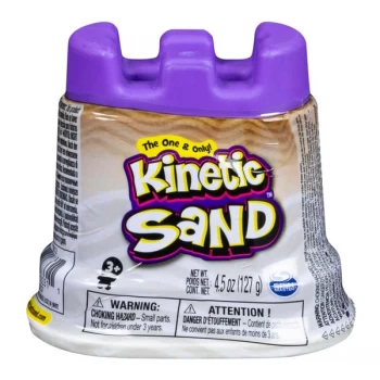 Kinetic Sand & Sand Castle Single Container - White