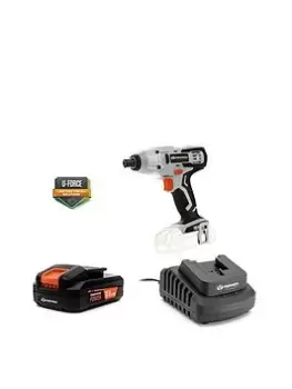 Daewoo U-Force Series Battery Operated 18V Impact Driver (2Mah Battery & Charger Included)