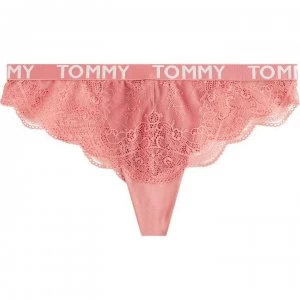 Tommy Bodywear Tommy Lace Brazilian Briefs - Dusty Rose