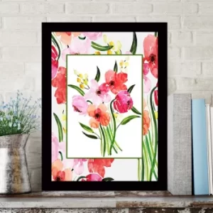 SC081254 Multicolor Decorative Framed MDF Painting