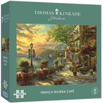 French Riviera Caf&eacute; Jigsaw Puzzle - 1000 Pieces