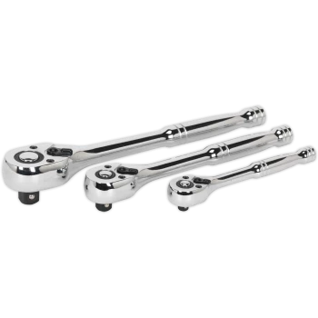 Sealey AK6672 3 Piece Ratchet Wrench Set