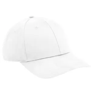 Beechfield Urbanwear 6 Panel Snapback Cap (One Size) (White)