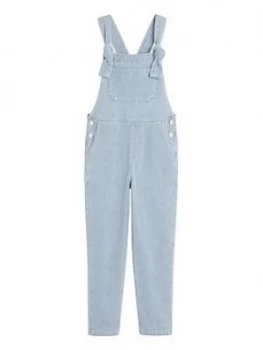 Mango Girls Stripe Dungarees - Stripe