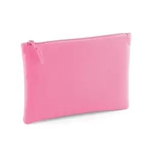 Bagbase Grab Zip Pocket Pouch Bag (One Size) (True Pink)