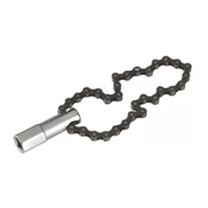 Oil Filter Chain Wrench 135MM Capacity 1/2" Sq Drive