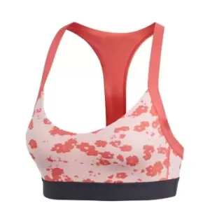 adidas Womens Stella Light Support Bra - Red