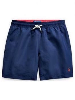 Ralph Lauren Boys Classic Swimshort, Navy, Size Age: 8 Years, S