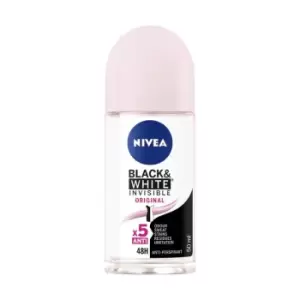 Nivea Black and White Original Roll On Deodorant 50ml