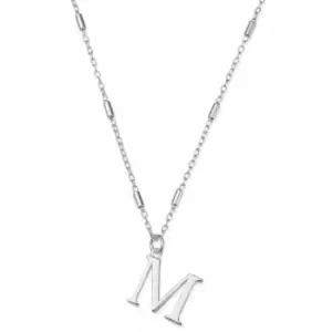 Iconic Initial M Silver Necklace SNCC4040M