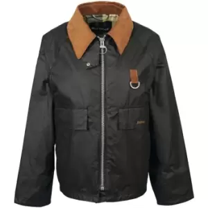 Barbour Eddleston Waxed Jacket - Black