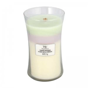 WoodWick Trilogy Terrace Blossoms Large Jar Candle 609.5g