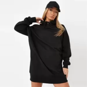 Missguided Hoodie Dress - Black