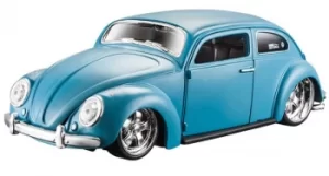 MAISTO VOLKSWAGEN BEETLE 1:24 Scale Model Toy Gift Diecast Race Play Car Blue