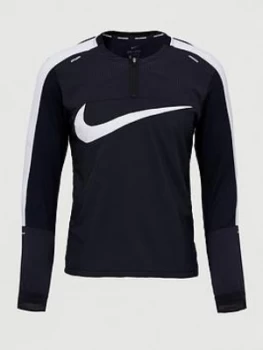 Nike Wild Run Element Long Sleeve Top - Black